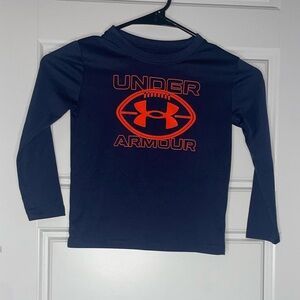 Boys Sz 4 Under‎ Armour Performance Football Shirt